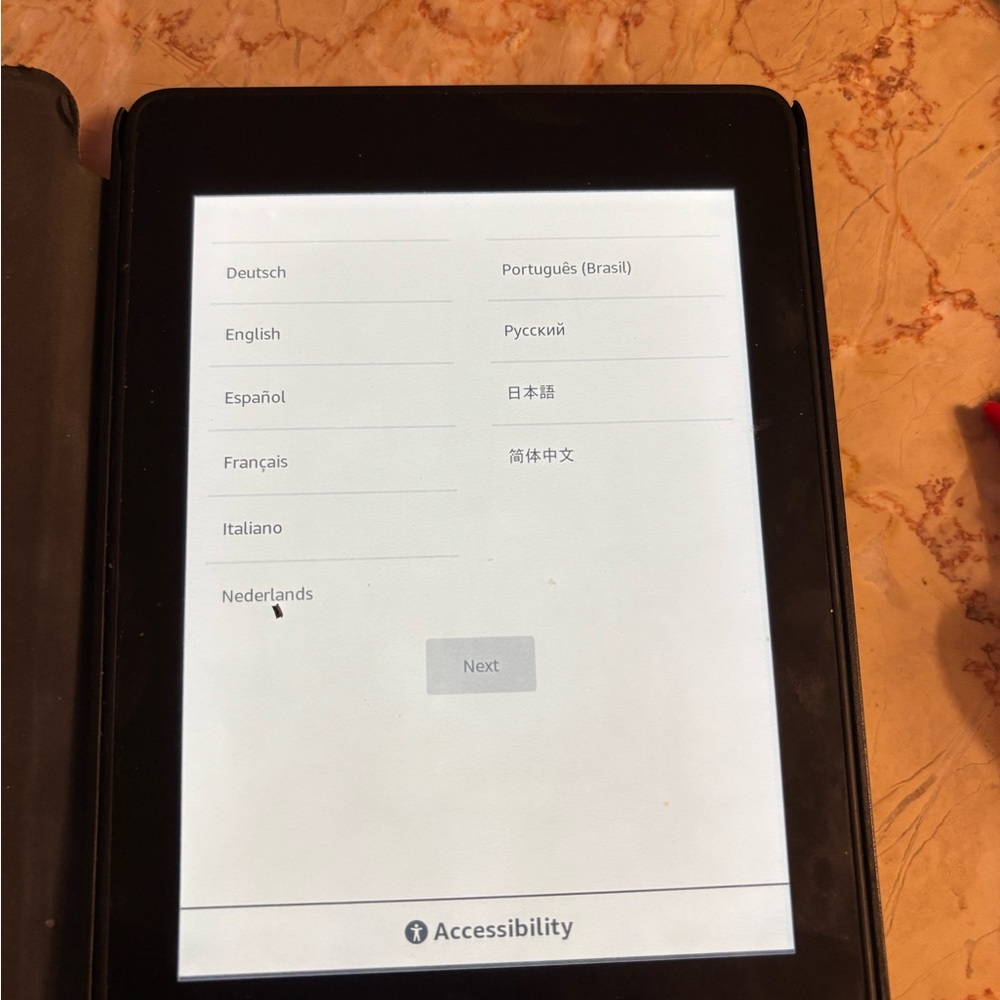 Kindle paperwhite